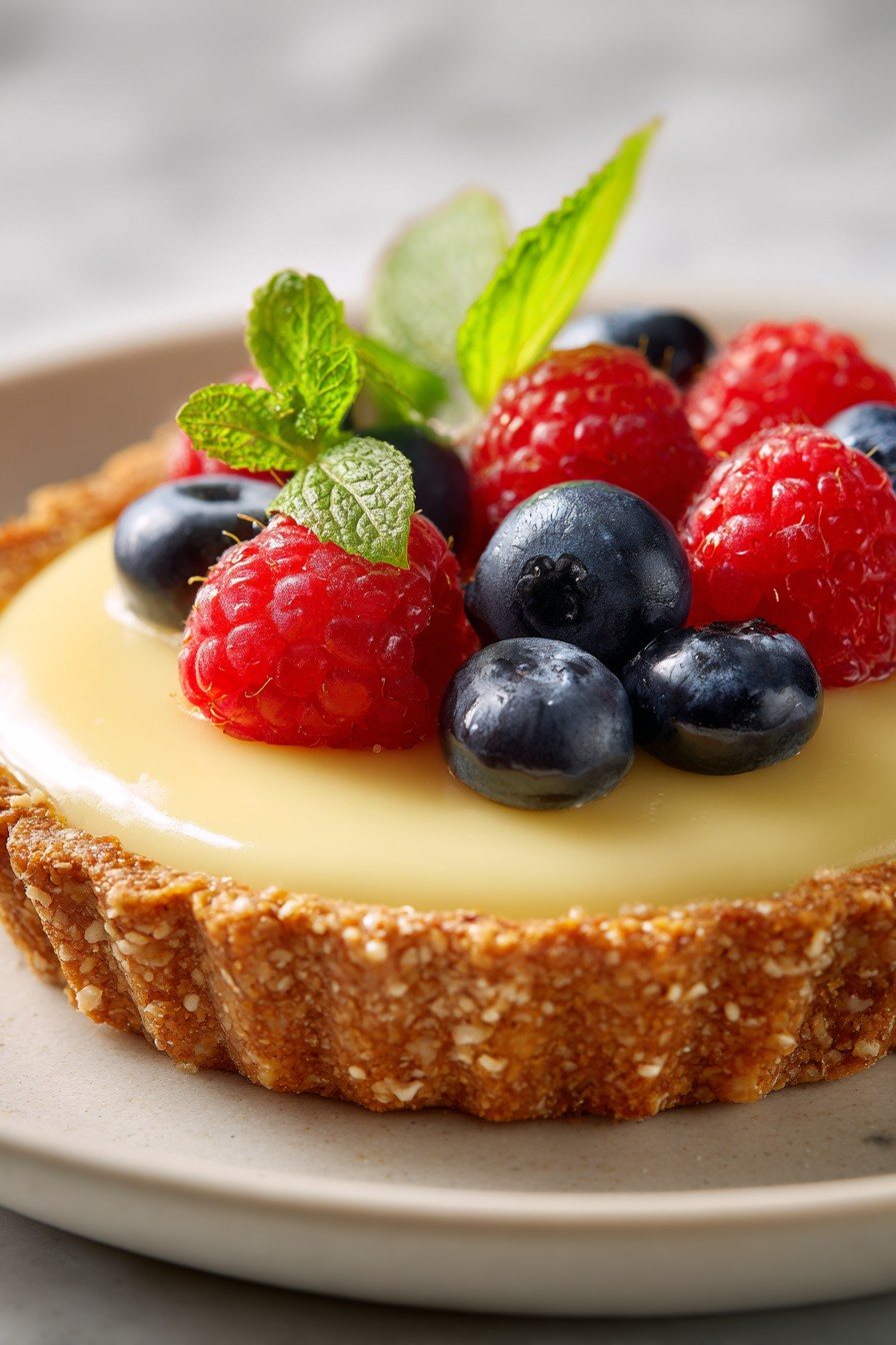 🥧 Tartă cu Acerola și cremă de vanilie