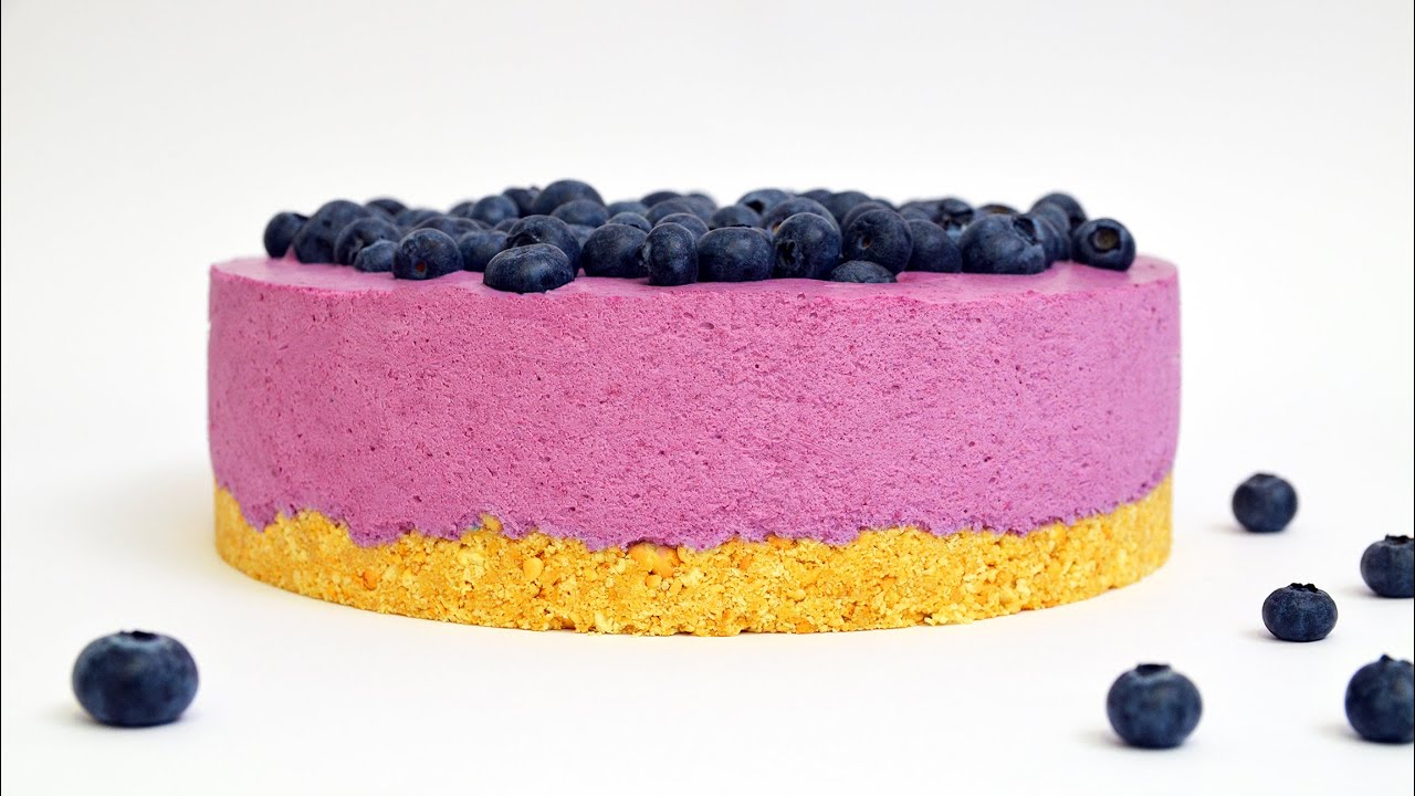 Cheesecake cu afine (fără coacere)