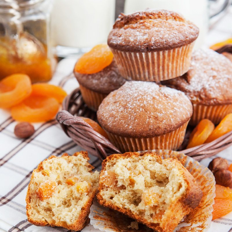 🧁 Muffins cu Caisă