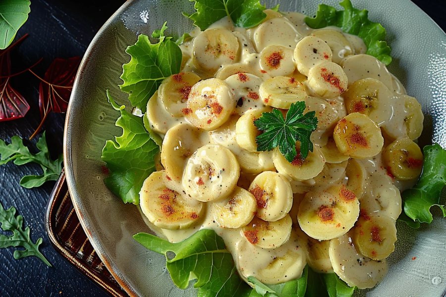🥗 Salată cu Banană și nuci