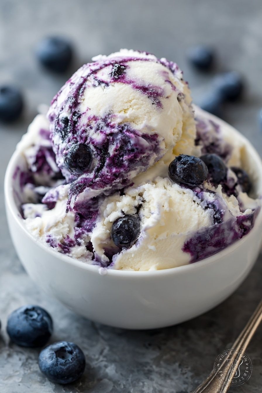 🍨 Înghețată de Afin de pădure de casă