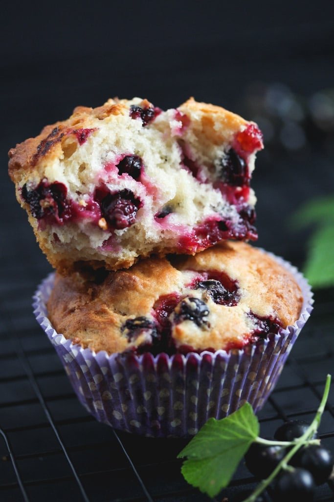🧁 Muffins cu Coacăz negru