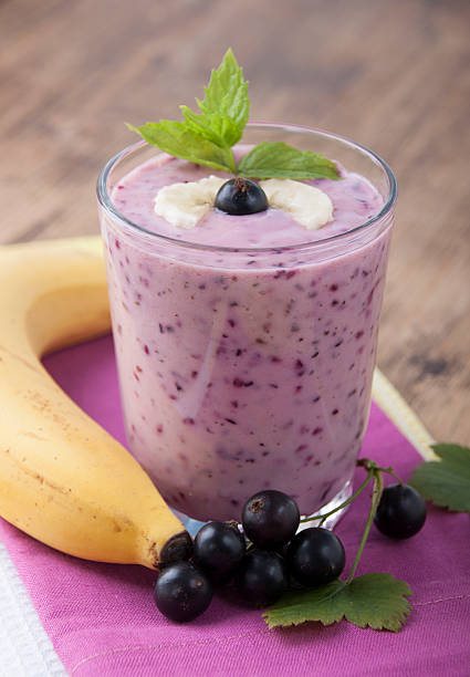 🥤 Smoothie de Coacăz negru și banane
