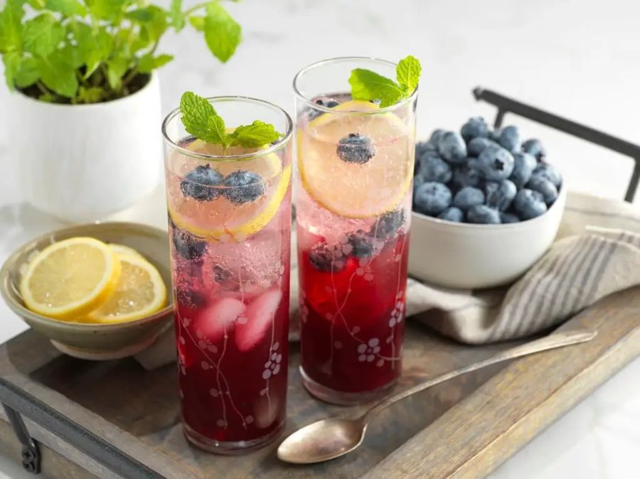 🍵 Ceai rece cu Boysenberry și mentă