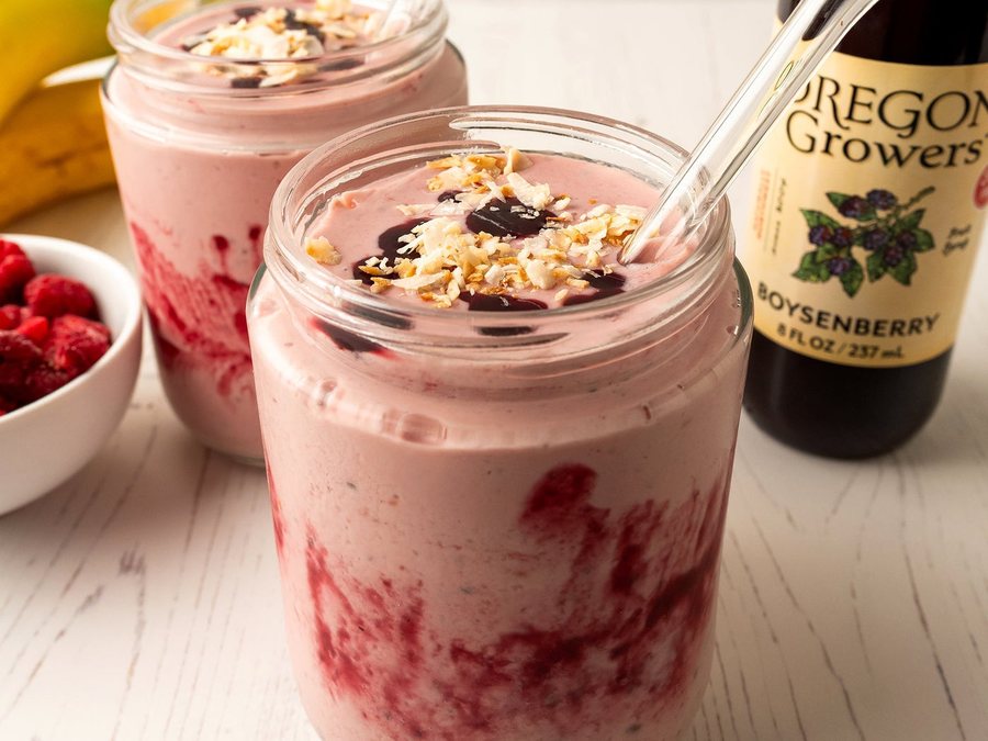 🥤 Smoothie de Boysenberry și banane