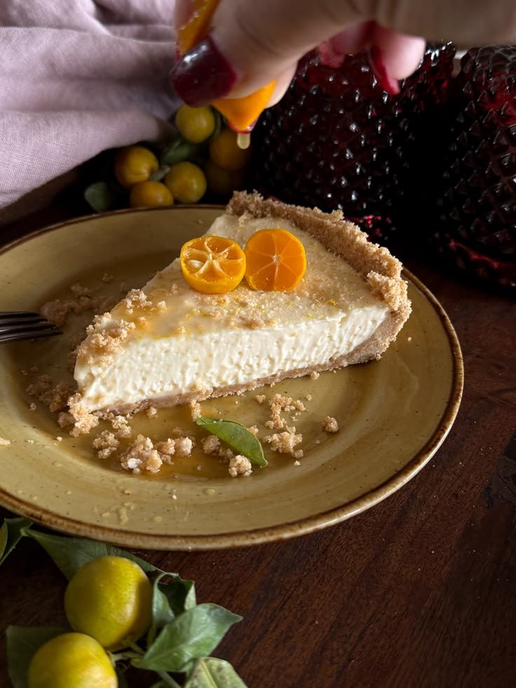 🥧 Tartă cu Calamansi și cremă de vanilie