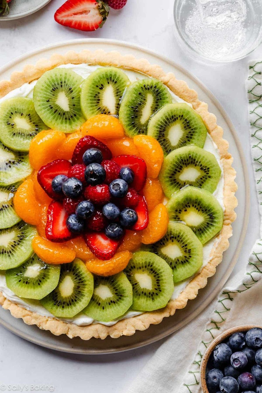 🥧 Tartă cu Camu camu și cremă de vanilie