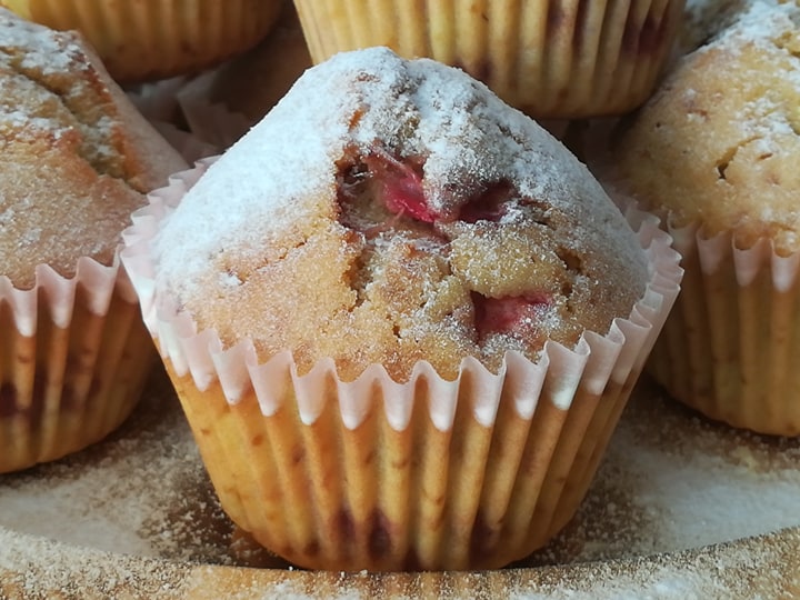 Muffins cu căpșuni