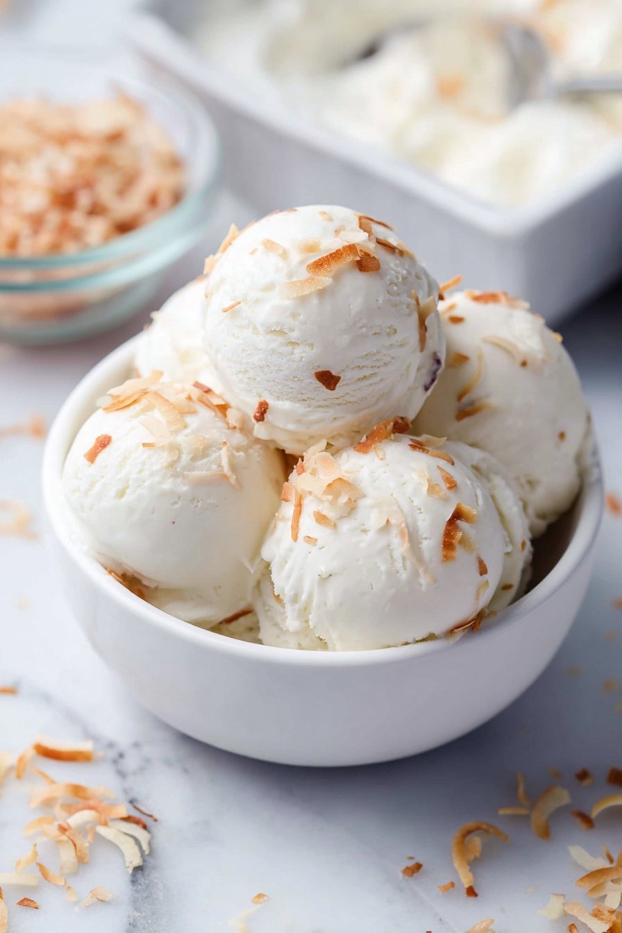 🍨 Înghețată de Nucă de cocos de casă