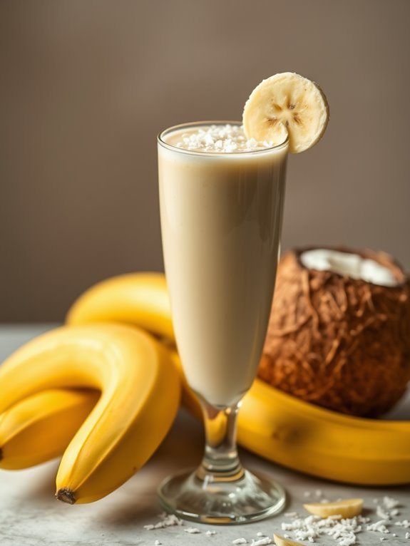 🥤 Smoothie de Nucă de cocos și banane