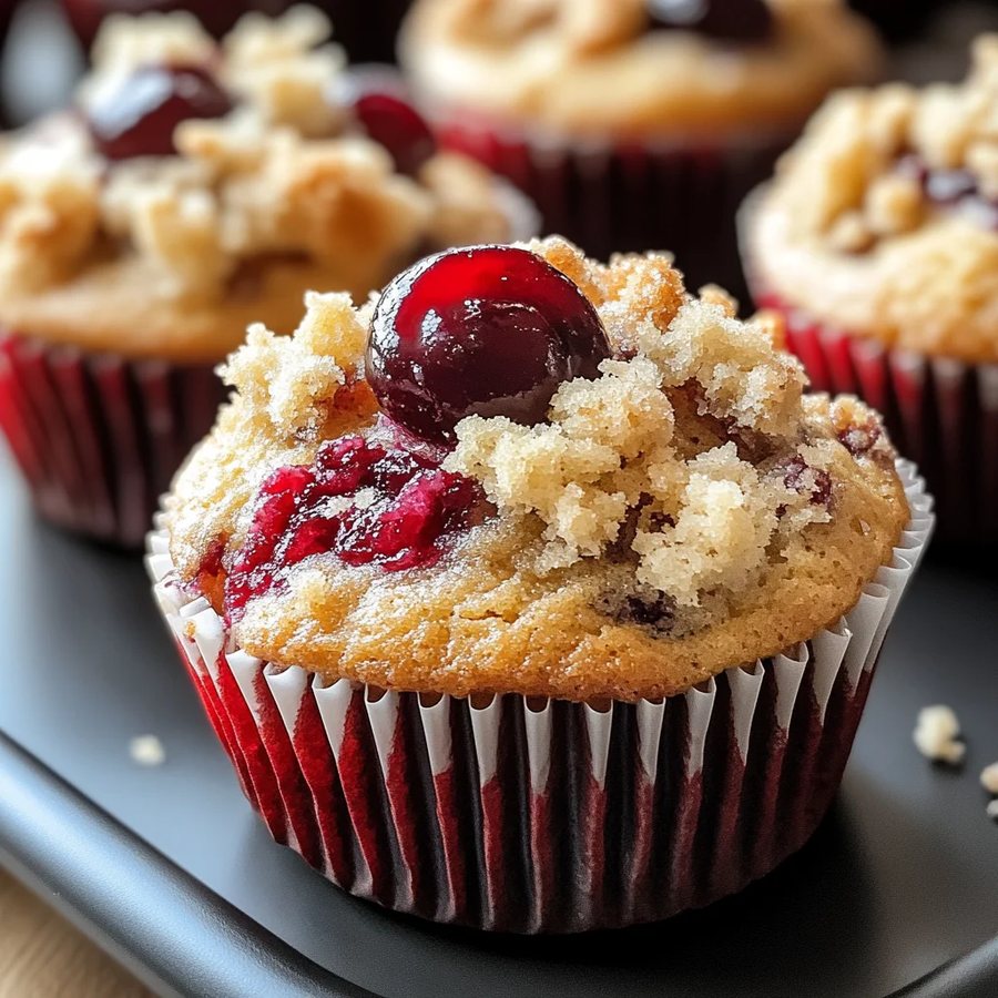🧁 Muffins cu Cireașă de cafea