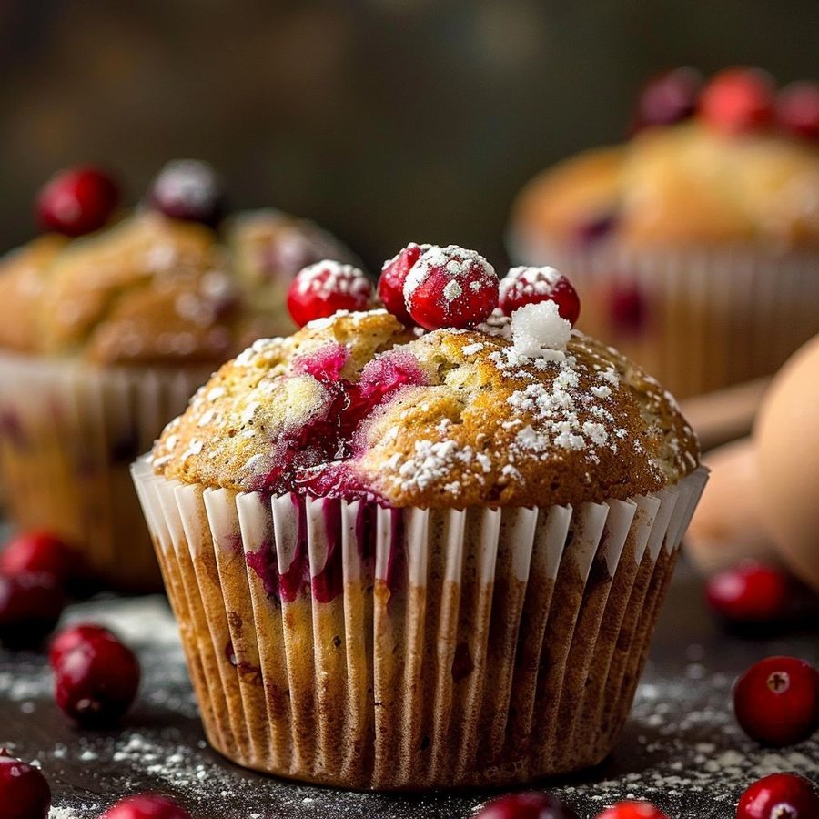 🧁 Muffins cu Merișor