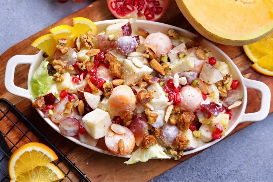 🥗 Salată cu Cupuacu și nuci