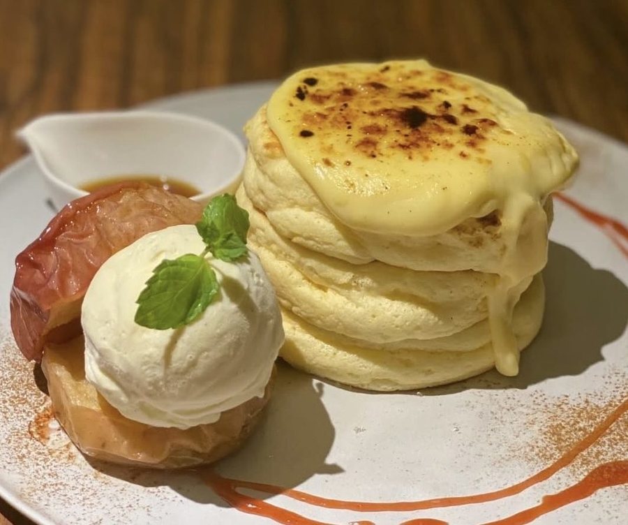 🥞 Clătite cu Măr de zahăr și miere