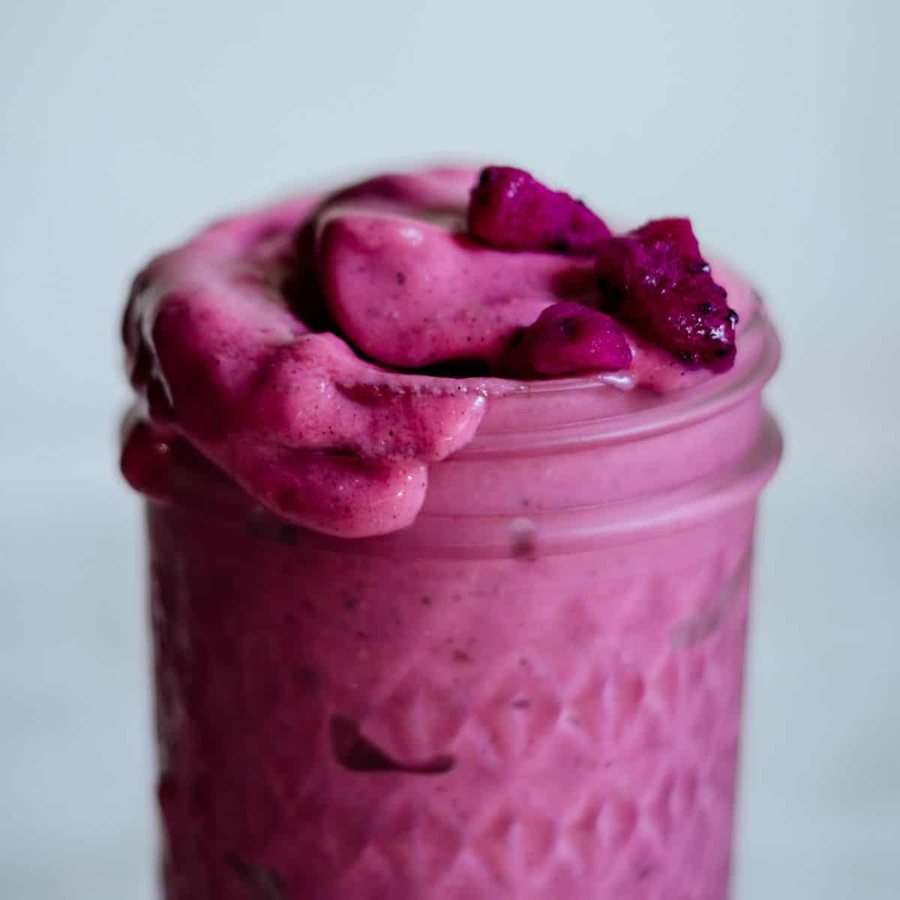 🥤 Smoothie de Fructul dragonului și banane