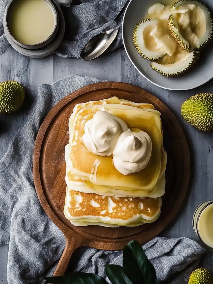 🥞 Clătite cu Durian și miere