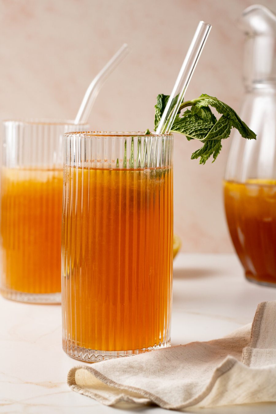 🍵 Ceai rece cu Smochină și mentă