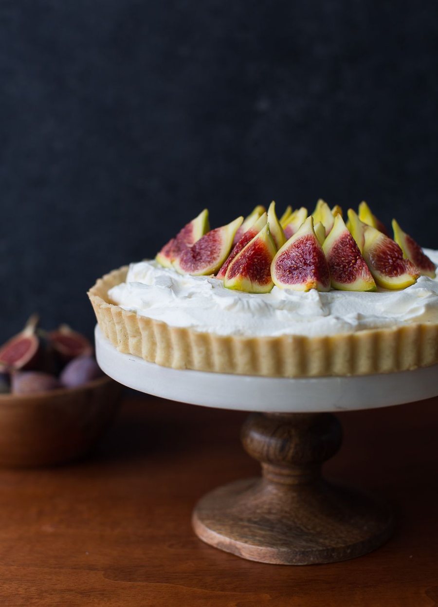 🥧 Tartă cu Smochină și cremă de vanilie