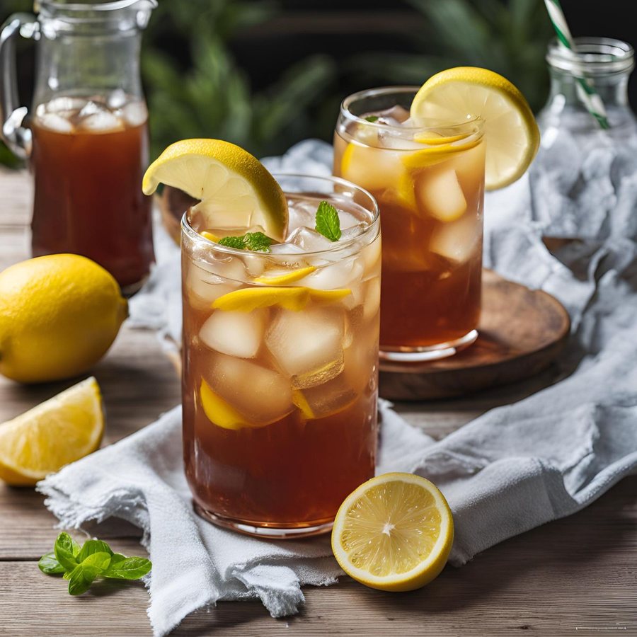 🍵 Ceai rece cu Lime caviar și mentă