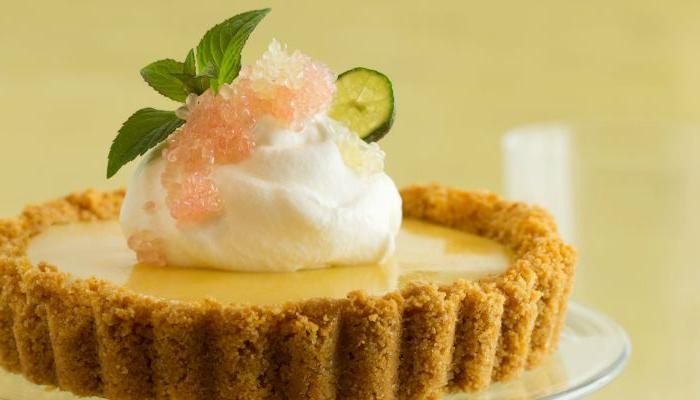 🥧 Tartă cu Lime caviar și cremă de vanilie
