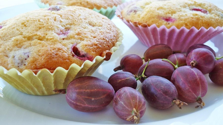 🧁 Muffins cu Agrișă