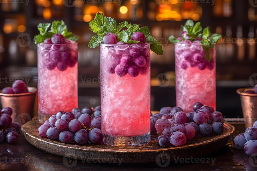 🍹 Mocktail cu Strugure