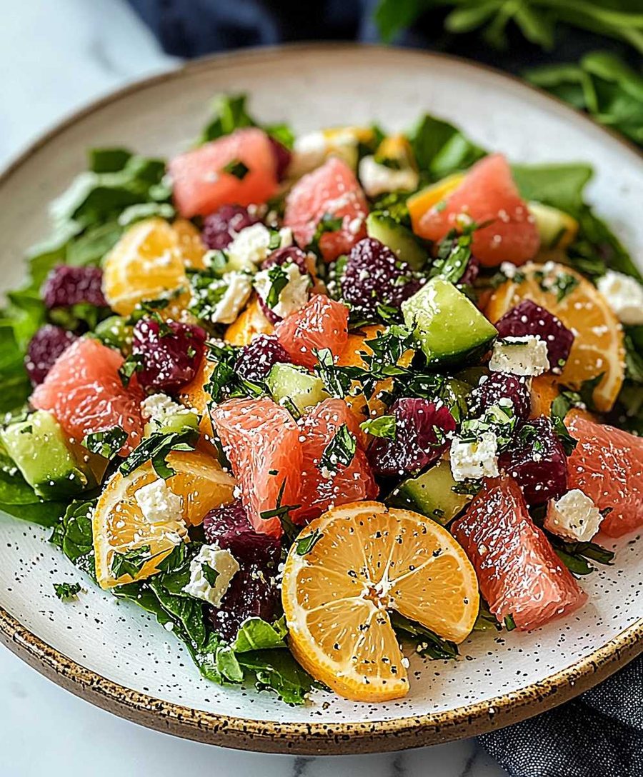 🥗 Salată cu Grepfrut și nuci
