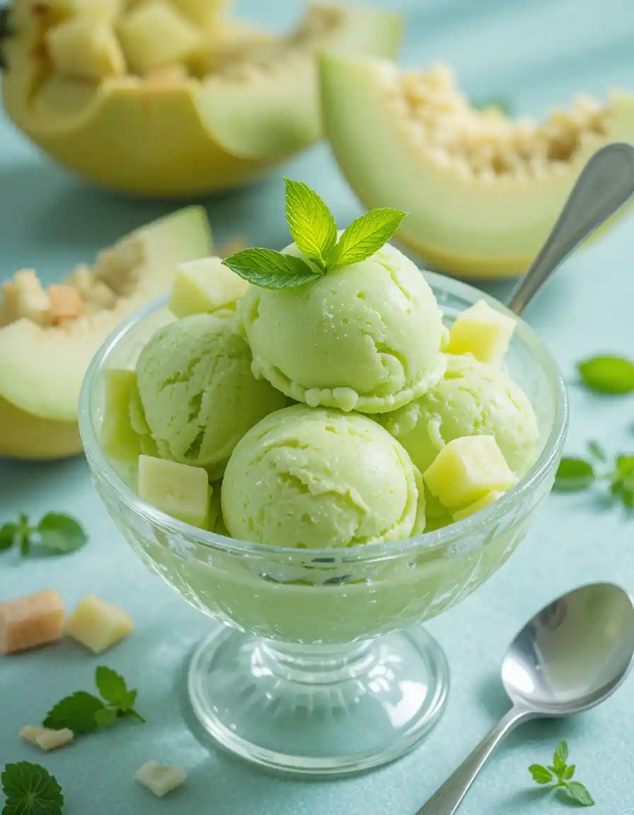 🍨 Înghețată de Pepene honeydew de casă