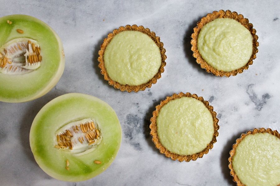 🥧 Tartă cu Pepene honeydew și cremă de vanilie