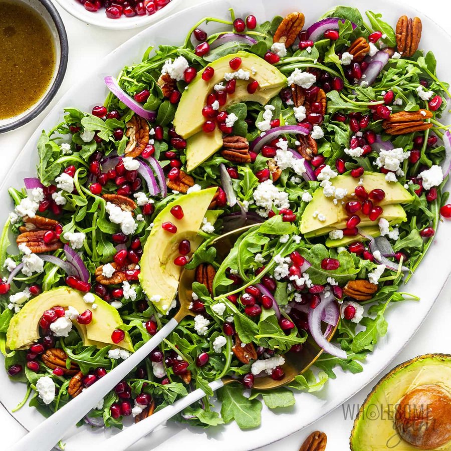 🥗 Salată cu Huckleberry și nuci
