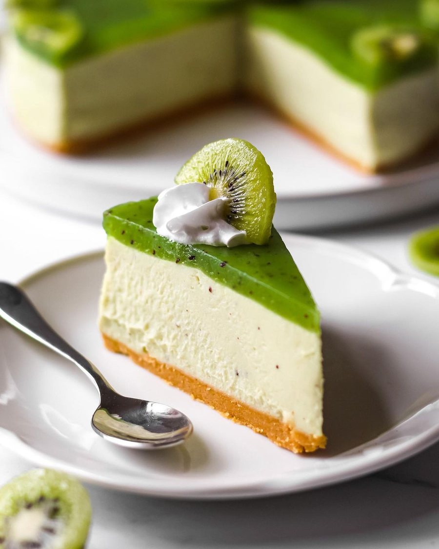🍰 Cheesecake cu Kiwi