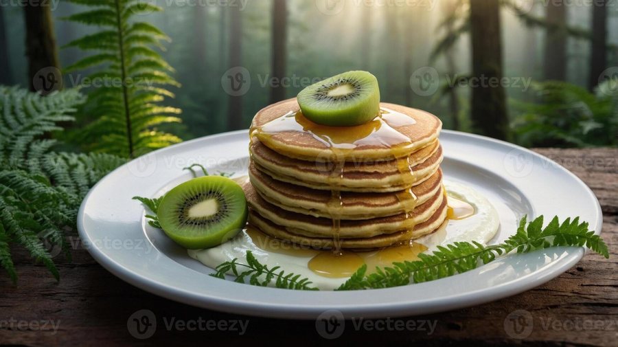 🥞 Clătite cu Kiwi și miere