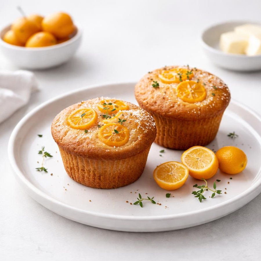 🧁 Muffins cu Kumquat