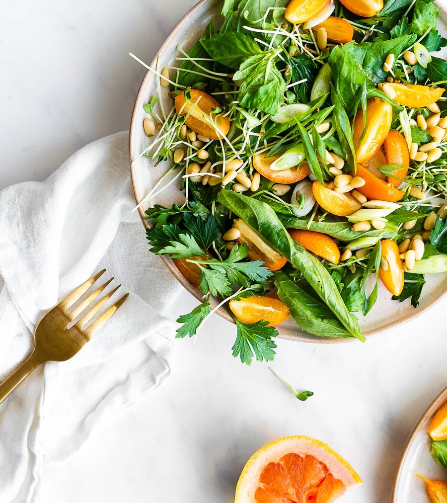 🥗 Salată cu Kumquat și nuci