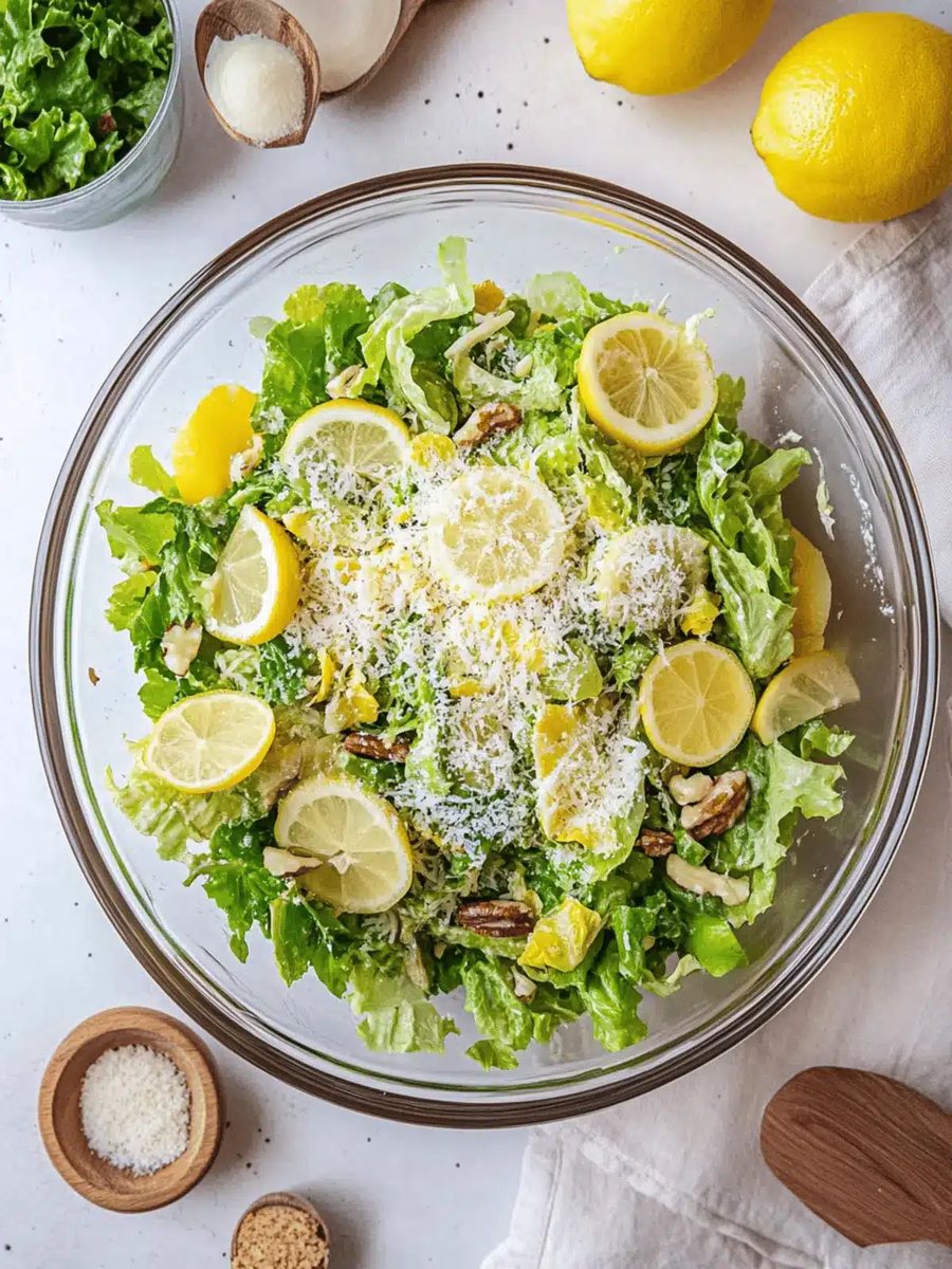 🥗 Salată cu Lămâie și nuci