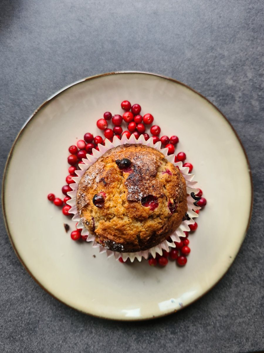 🧁 Muffins cu Afin roșu