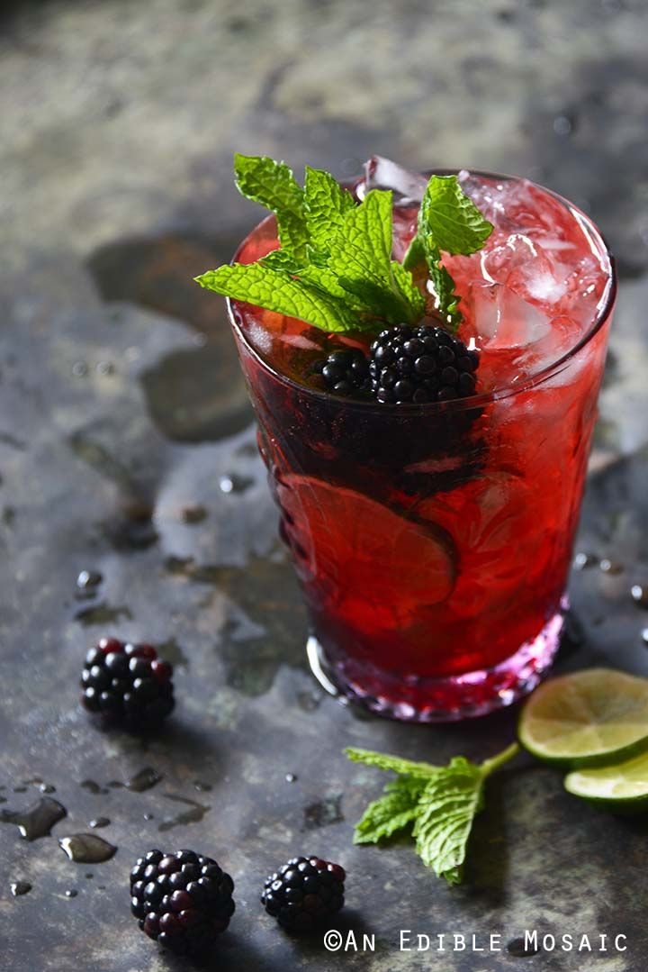 🍹 Mocktail cu Loganberry