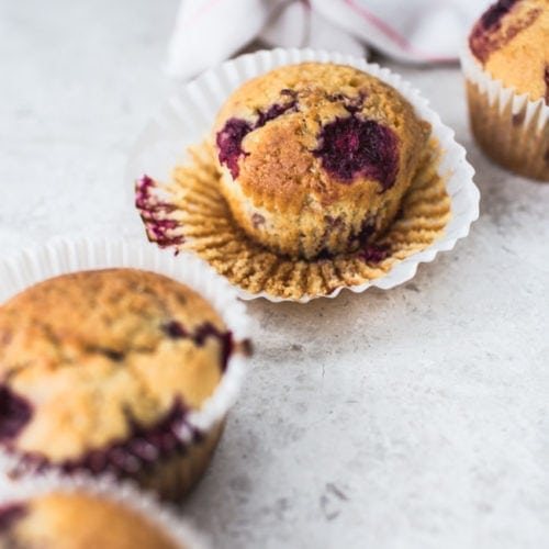 🧁 Muffins cu Loganberry