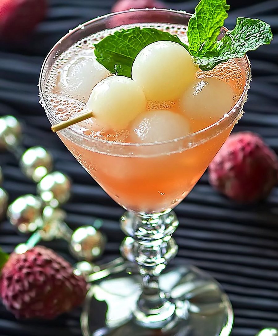 🍹 Mocktail cu Longan