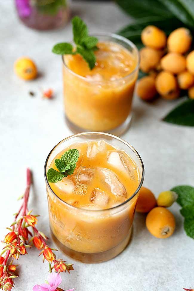 🍹 Mocktail cu Moșmon japonez
