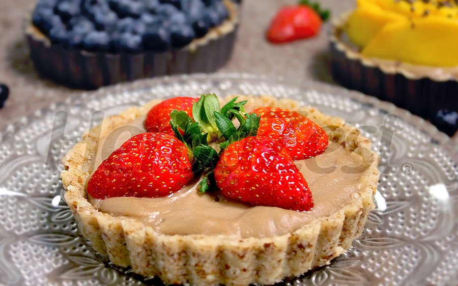 🥧 Tartă cu Lucuma și cremă de vanilie