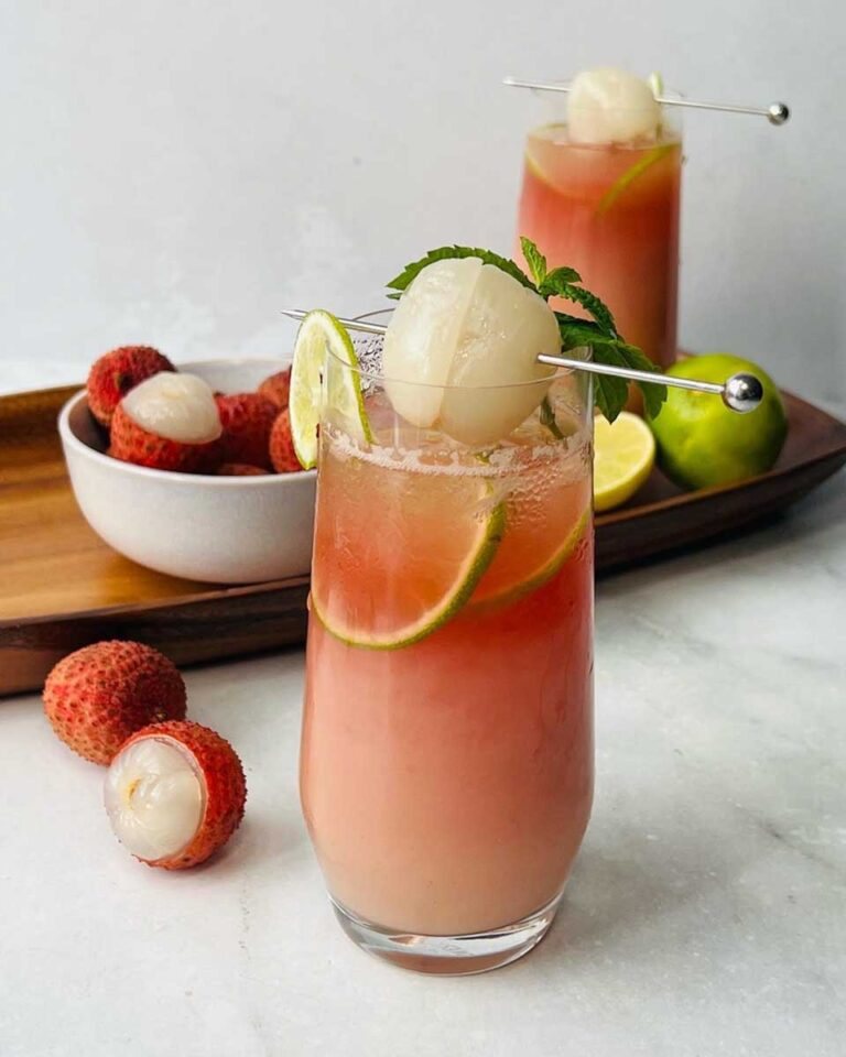 🍹 Mocktail cu Litchi
