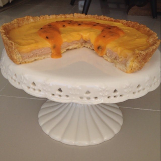 🥧 Tartă cu Mamey sapote și cremă de vanilie