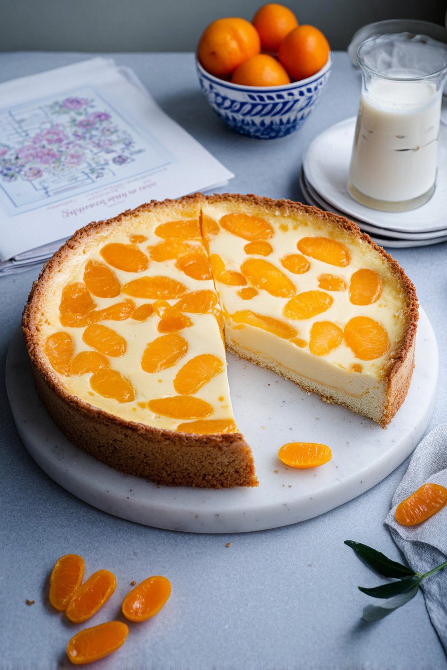 🍰 Cheesecake cu Mandarină