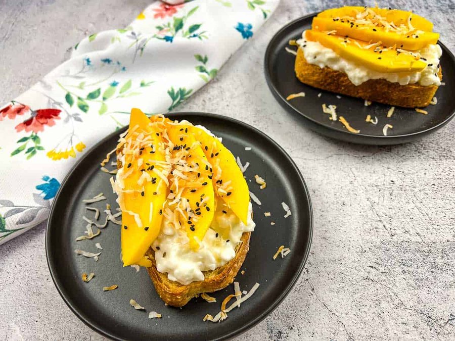🥪 Sandviș cu brânză și Mango