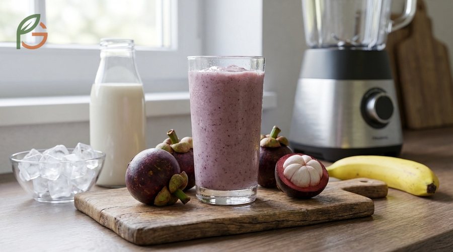 🥤 Smoothie de Mangustan și banane