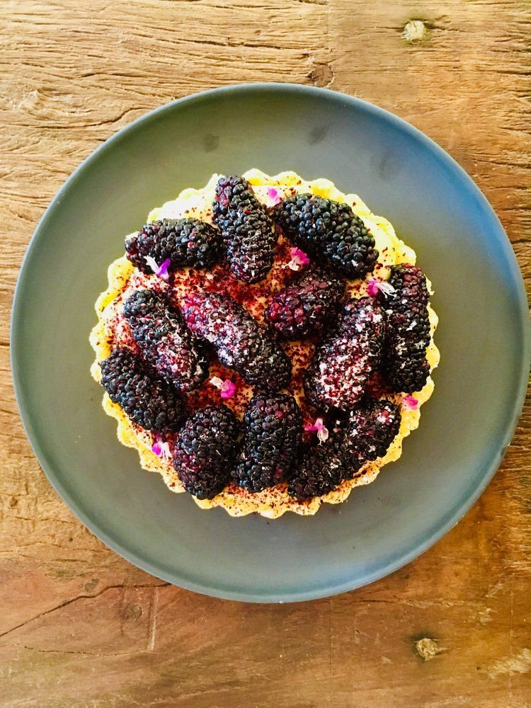 🥧 Tartă cu Dudă și cremă de vanilie