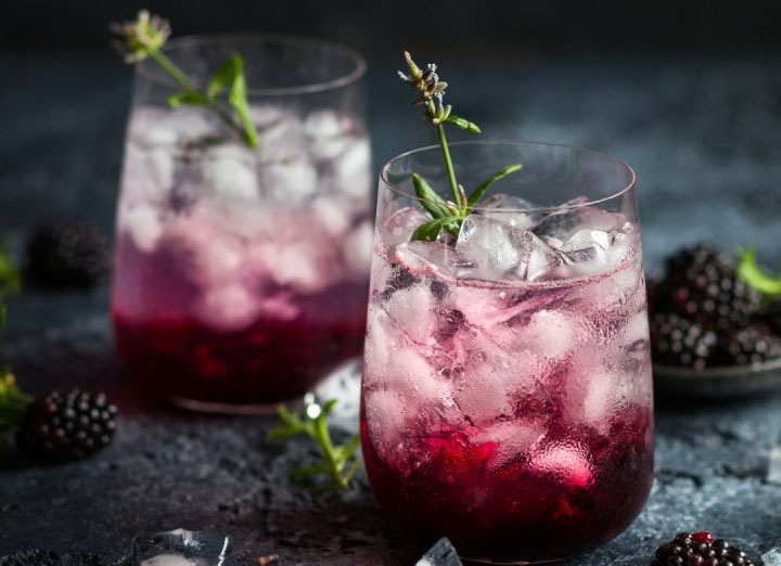 Cocktails de mure (mocktail)