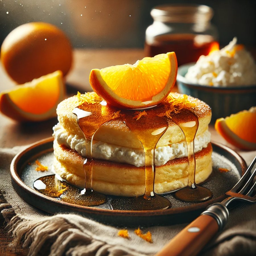 🥞 Clătite cu Portocală și miere
