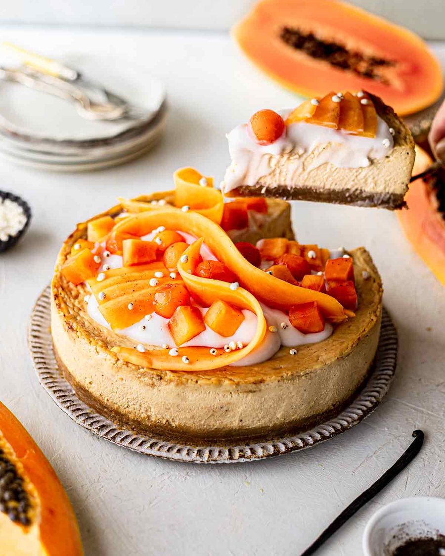 🍰 Cheesecake cu Papaya